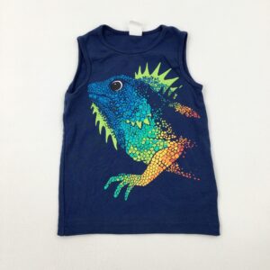 12-18-months H&M Chameleon Navy Vest Top