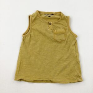 12-18-months Next Mustard Yellow Vest Top