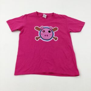 7-8-years - Roblox Piggy Pink T-Shirt