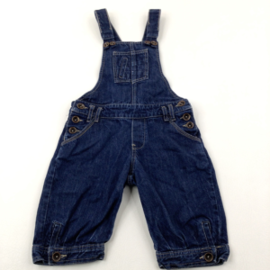 9-10-years - Dark Blue Denim Short Dungarees