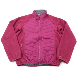 11-12-years Trespass Berry Fleece Jumper With Built In Body Warmer