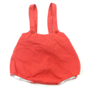 18-24-months - Miranda Red Textured Romper