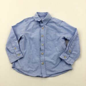 2-3-years - Blue Cotton Shirt