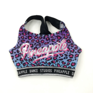 8-9-years Primark 'Pineapple Dance Studios' Leopard Print Crop Top (Print A Bit Worn)