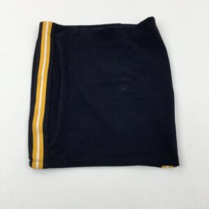 8-9-years New Look Yellow Stripe Black Jersey Skirt